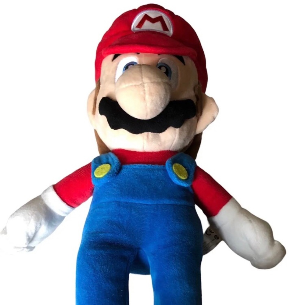 Super Mario 14” Plush 2017 Mario Soft Nintendo
